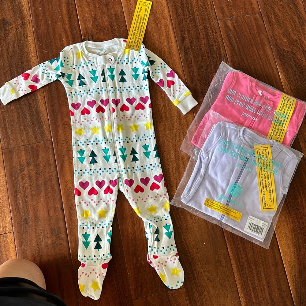 Primary Sleep Onsie with feet.
